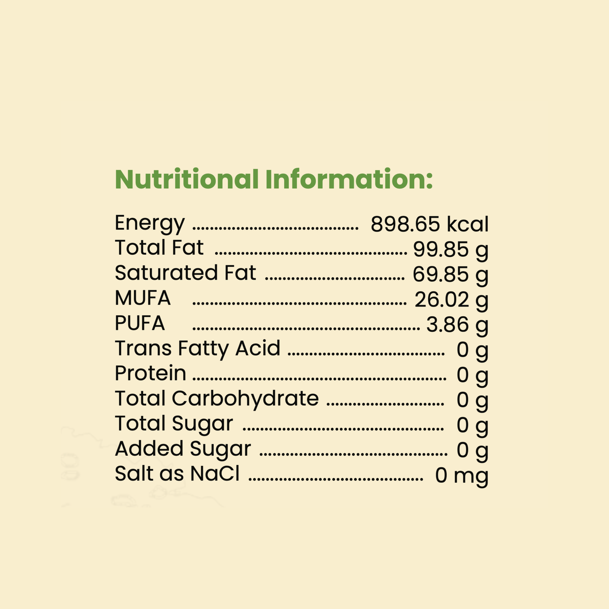 Kaivalyam traditionally Processed Gir Cow Ghee ( Tradiitional Bilona Method) - A2 Gir Cow Ghee